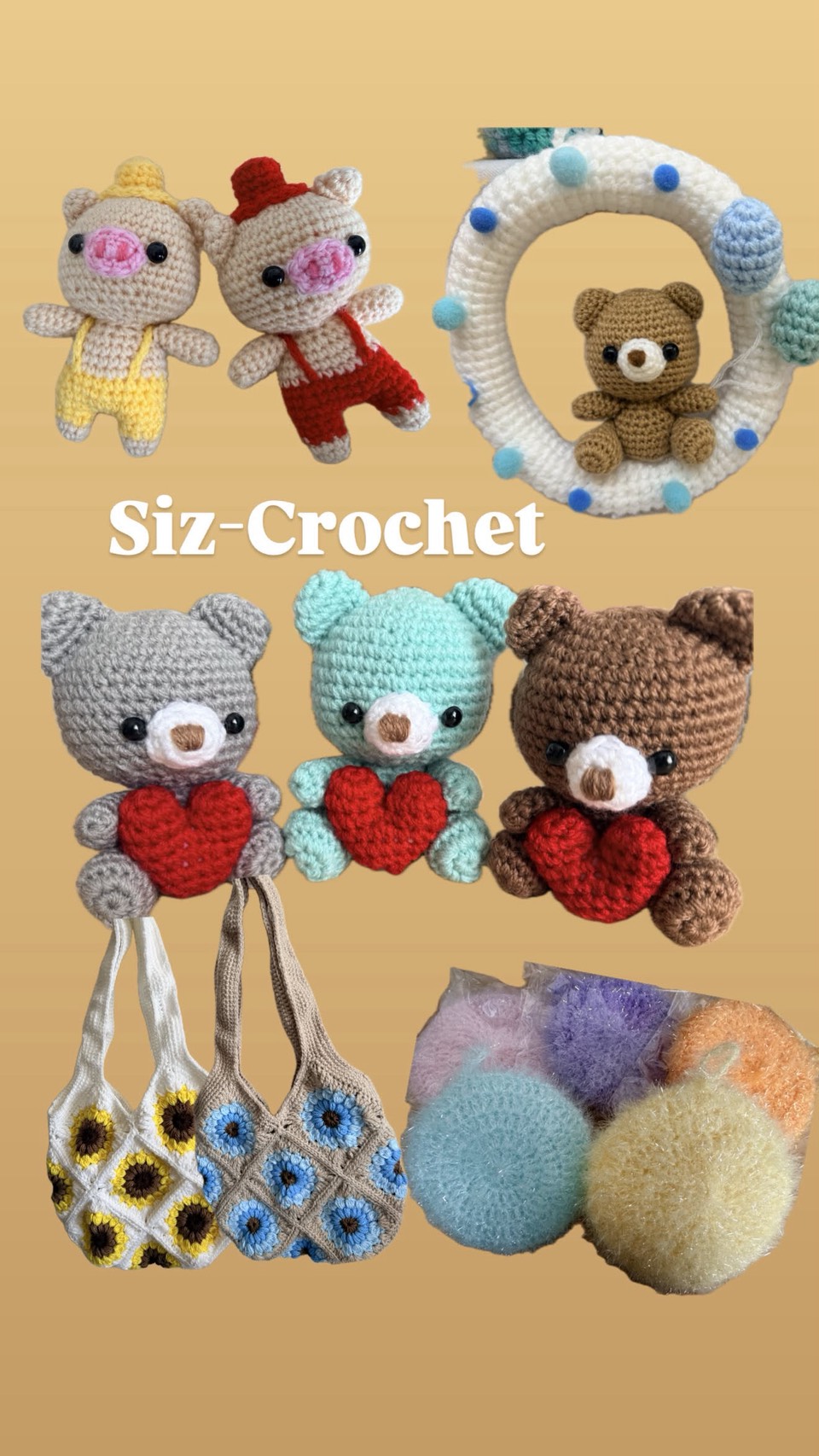 Siz-Crochet：あみぐるみと編み小物